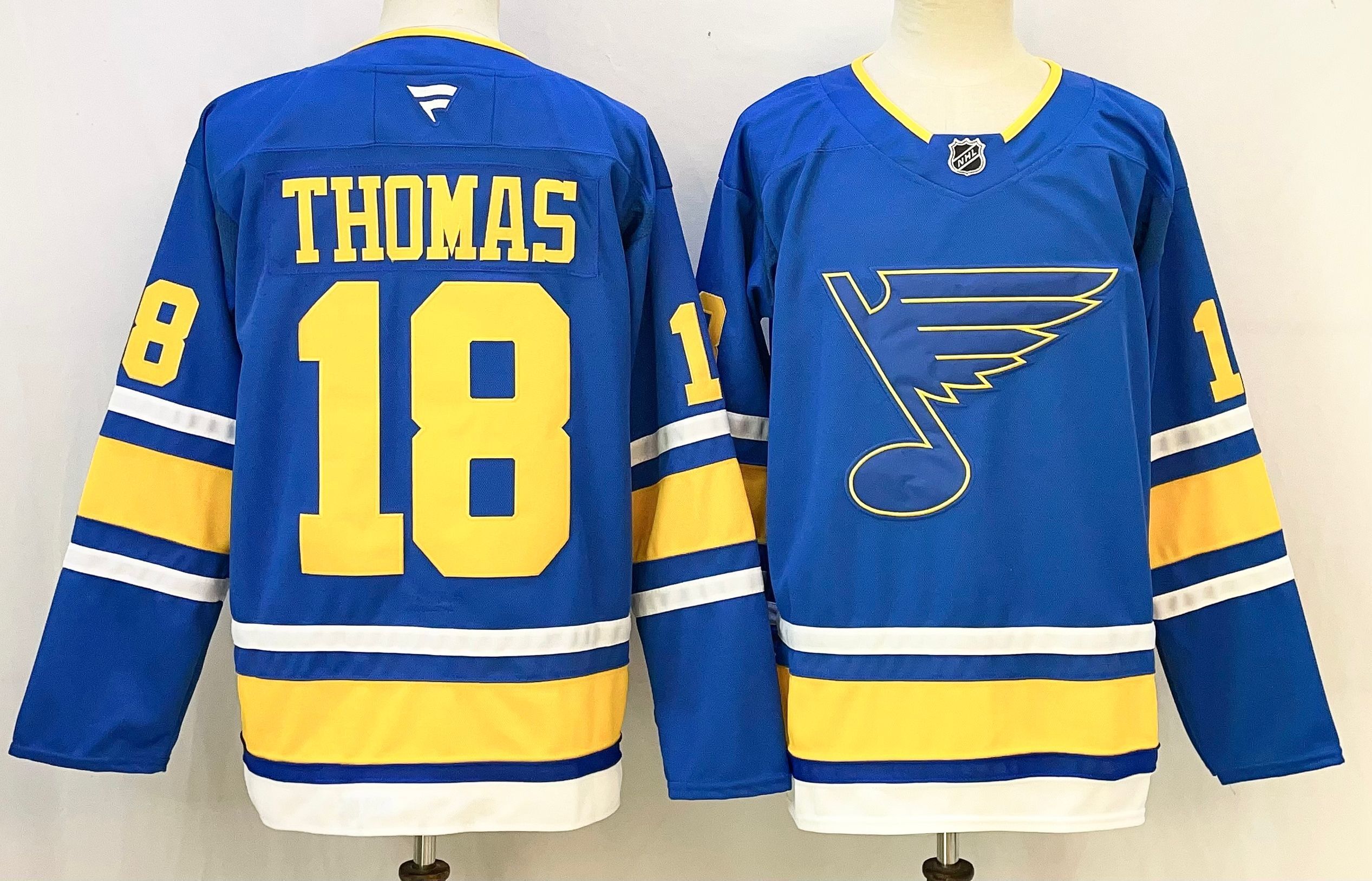 Men St.Louis Blues #18 Thomas Blue 2026 Adidias NHL Jersey style 001